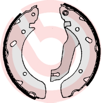 BREMBO Bremsbackensatz S 30 504