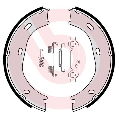 BREMBO Bremsbackensatz, Feststellbremse S 50 501