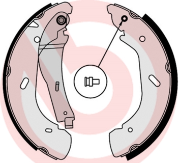 BREMBO Bremsbackensatz S 56 513