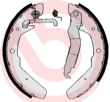 BREMBO Bremsbackensatz S 85 517