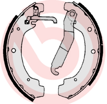 BREMBO Bremsbackensatz S 85 534