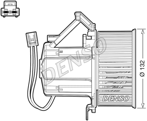 DENSO Innenraumgebläse DEA02008