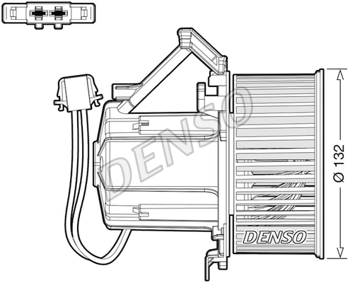 DENSO Innenraumgebläse DEA02009