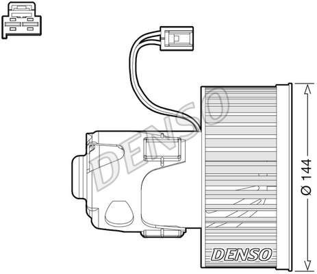 DENSO Innenraumgebläse DEA05008