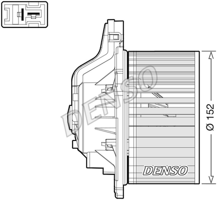 DENSO Innenraumgebläse DEA41015