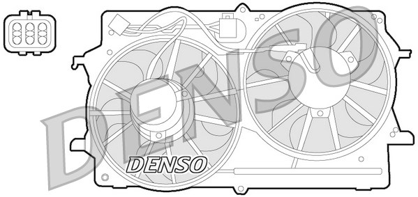 DENSO Lüfter, Motorkühlung DER10007