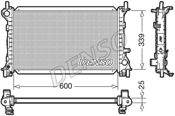 DENSO Kühler, Motorkühlung DRM10003