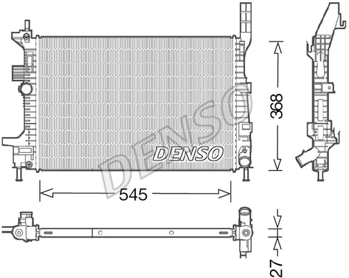 DENSO Kühler, Motorkühlung DRM10029