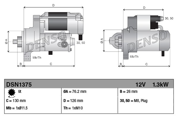 DENSO Starter DSN1375