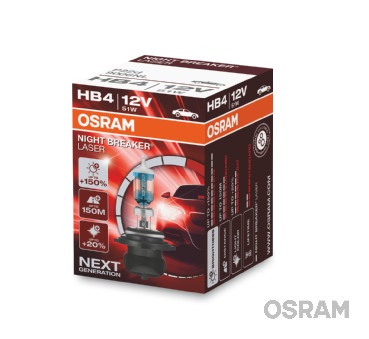 OSRAM Glühlampe, Hauptscheinwerfer 9006NL