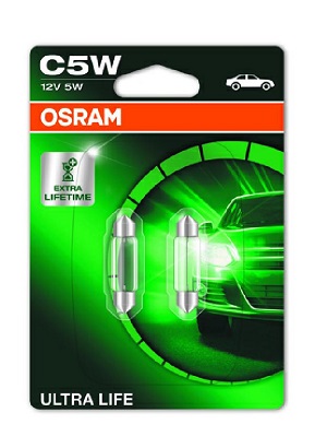 OSRAM Glühlampe, Kennzeichenleuchte 6418ULT-02B