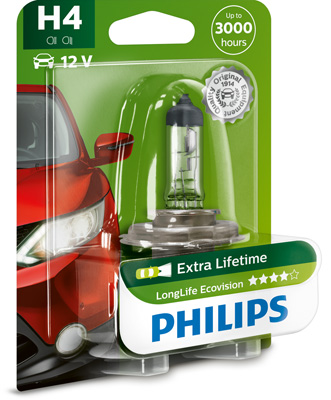 PHILIPS Glühlampe, Hauptscheinwerfer 12342LLECOB1