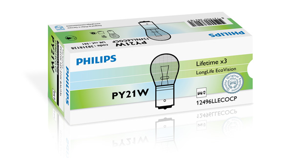 PHILIPS Glühlampe, Blinkleuchte 12496LLECOCP