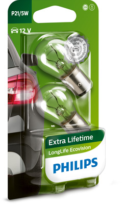 PHILIPS Glühlampe, Brems-/Schlusslicht 12499LLECOB2
