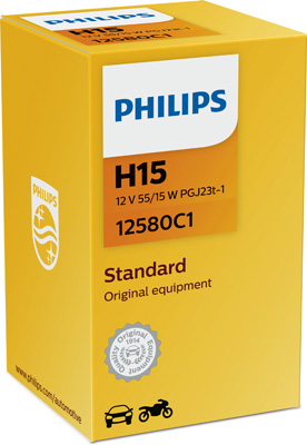 PHILIPS Glühlampe, Fernscheinwerfer 12580C1