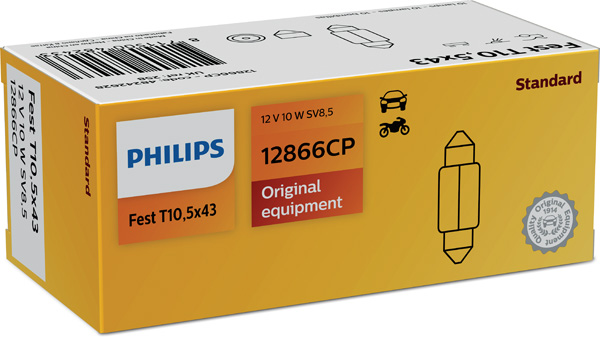 PHILIPS Glühlampe, Innenraumleuchte 12866CP