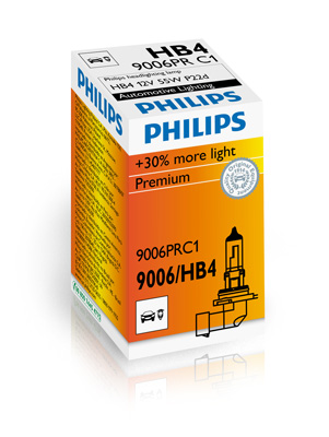 PHILIPS Glühlampe, Hauptscheinwerfer 9006PRC1