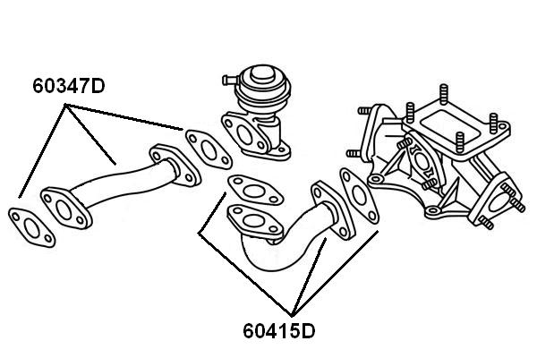 BorgWarner (Wahler) Abgasrückführung 7900386