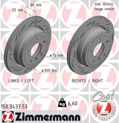 ZIMMERMANN Bremsscheibe 150.3437.53
