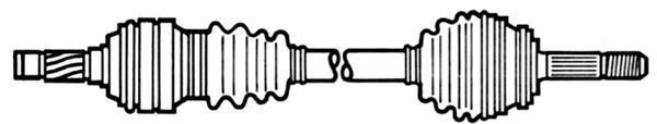 FRIESEN Antriebswelle FDS2355