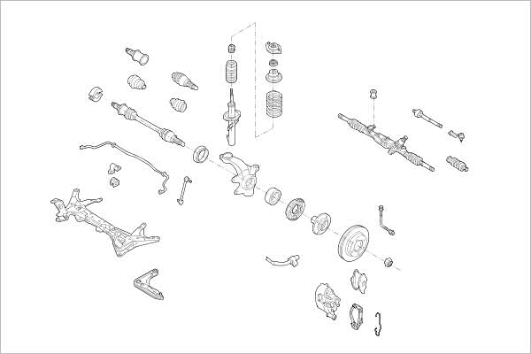 DELPHI Radaufhängung OE-FORD-000003895-F