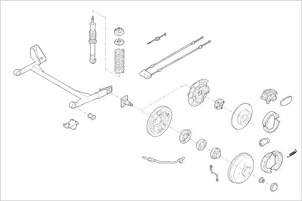 DELPHI Radaufhängung OE-FORD-000012445-R