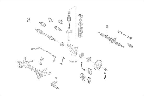 DELPHI Radaufhängung OE-FORD-000012445-F