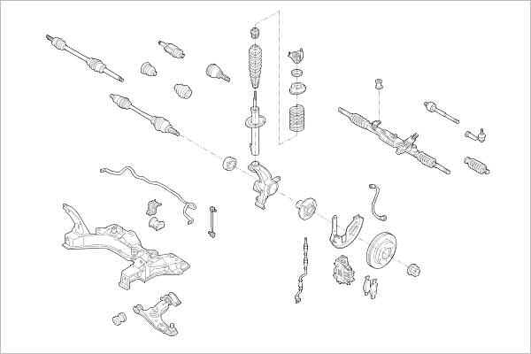 DELPHI Radaufhängung OE-FORD-000014485-F