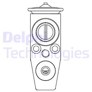 DELPHI Expansionsventil, Klimaanlage CB1011V
