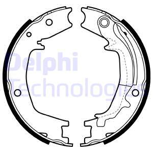 DELPHI Bremsbackensatz, Feststellbremse LS1985