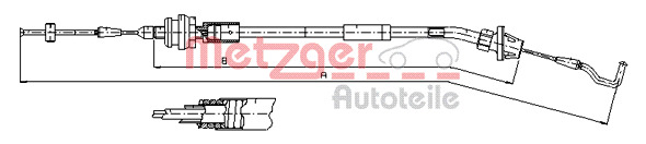 METZGER Gaszug 11.1624