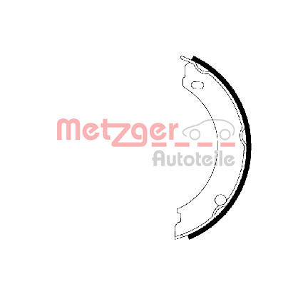 METZGER Bremsbackensatz, Feststellbremse MG 628