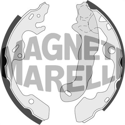 MAGNETI MARELLI Bremsbacke 360219192190