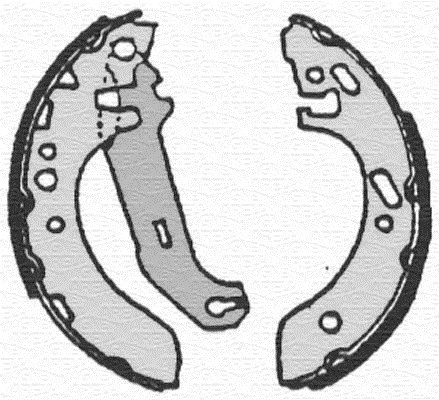 MAGNETI MARELLI Bremsbacke 360219192172