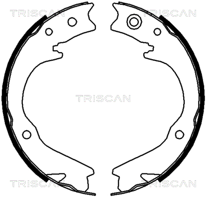TRISCAN Bremsbackensatz, Feststellbremse 8100 68003