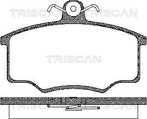 TRISCAN Bremsbelagsatz, Scheibenbremse 8110 29945