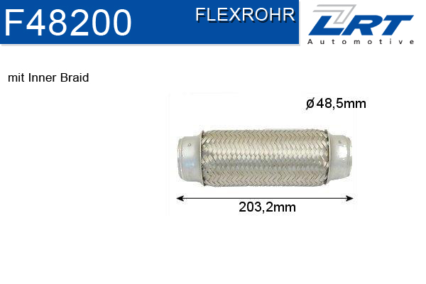 LRT Flexrohr, Abgasanlage F48200