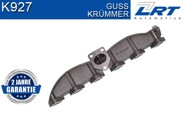 LRT Krümmer, Abgasanlage K927