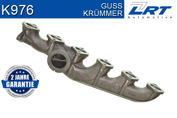 LRT Krümmer, Abgasanlage K976