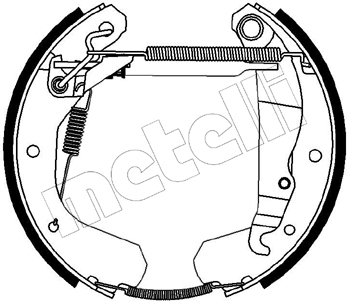 METELLI Bremsbackensatz 51-0112
