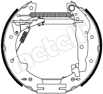 METELLI Bremsbackensatz 51-0150