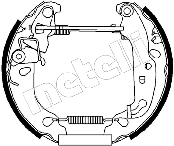 METELLI Bremsbackensatz 51-0167