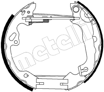 METELLI Bremsbackensatz 51-0198