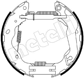 METELLI Bremsbackensatz 51-0212
