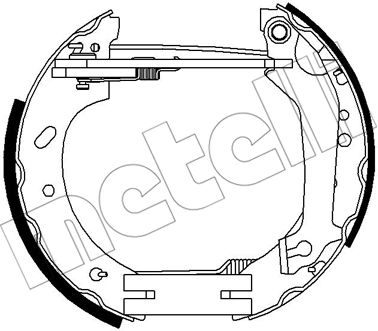 METELLI Bremsbackensatz 51-0265