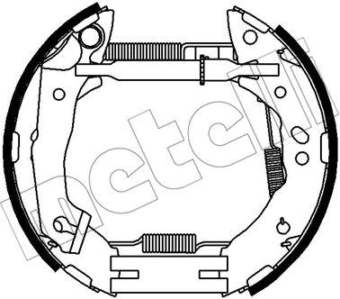 METELLI Bremsbackensatz 51-0306