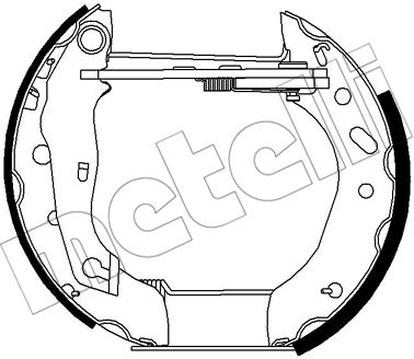 METELLI Bremsbackensatz 51-0424