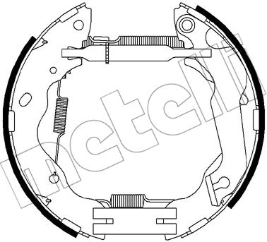 METELLI Bremsbackensatz 51-0457