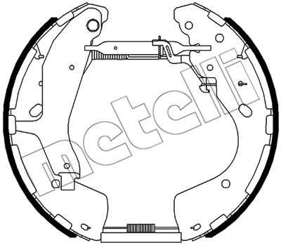 METELLI Bremsbackensatz 51-0520