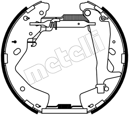 METELLI Bremsbackensatz 51-0537